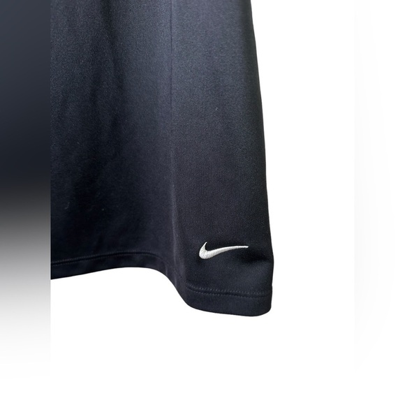 Nike Golf Shirt Womens M Sleeveless Collared Embroidered PGA Logo Black Dri Fit - Picture 5 of 9